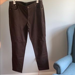 Chico’s jeggings brown 3/16 in very good condition